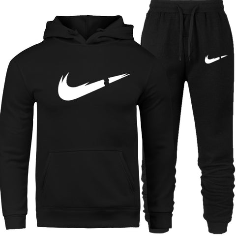 Men's Fashion Hoodies Set Suits Hit Color Mosaic Stars Sweater Sweatsuit Mens Track Suit Set Men Clothes 2019