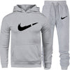 Men's Fashion Hoodies Set Suits Hit Color Mosaic Stars Sweater Sweatsuit Mens Track Suit Set Men Clothes 2019