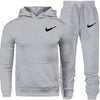 Men's Fashion Hoodies Set Suits Hit Color Mosaic Stars Sweater Sweatsuit Mens Track Suit Set Men Clothes 2019
